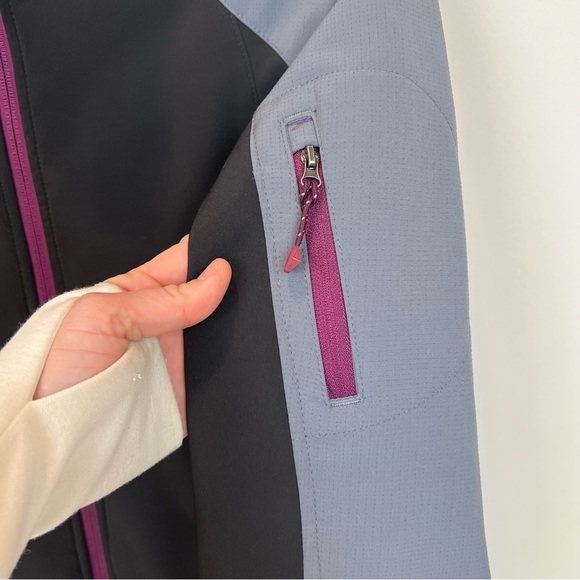 Black Diamond Double Diamond Hooded Jacket Ski Snow Fleece Lined Womens M - Picture 4 of 9